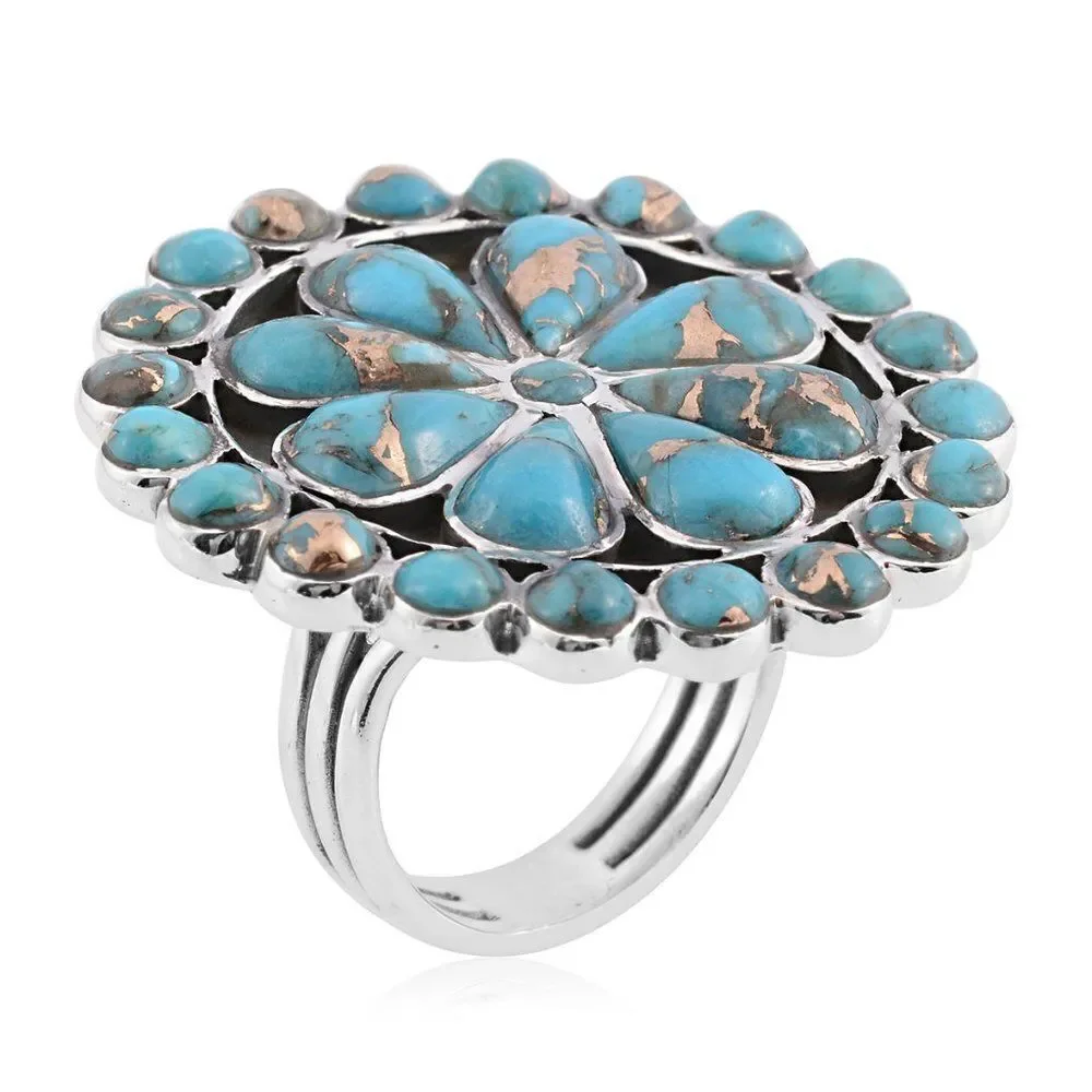 Mojave Blue Turquoise Sterling Silver Ring